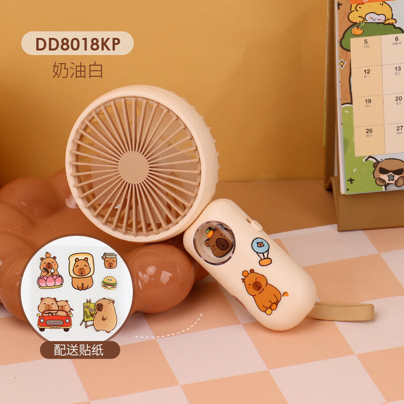 3D-koomiksiga pihuarvuti miniventilaator internetikuulsus moodne kapibara nukk kapibara elektriventilaator väike kingitus