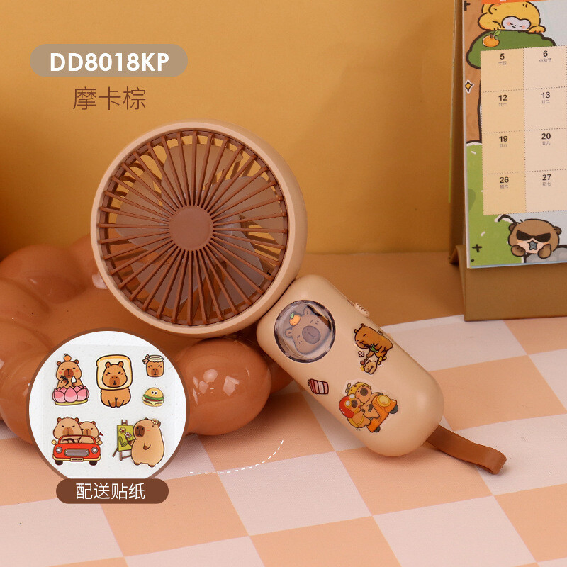 3D-koomiksiga pihuarvuti miniventilaator internetikuulsus moodne kapibara nukk kapibara elektriventilaator väike kingitus