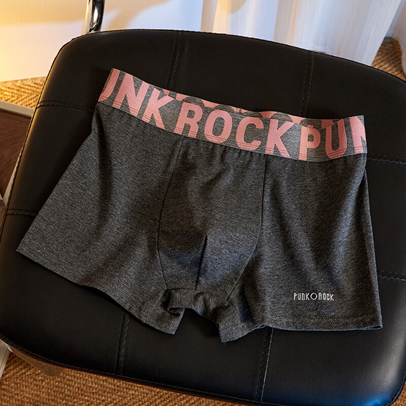 Pantaloni boxer bărbătești, talie medie, confortabili, dintr-o singură piesă, bumbac pur, respirabili, antibacterieni, mărime mare