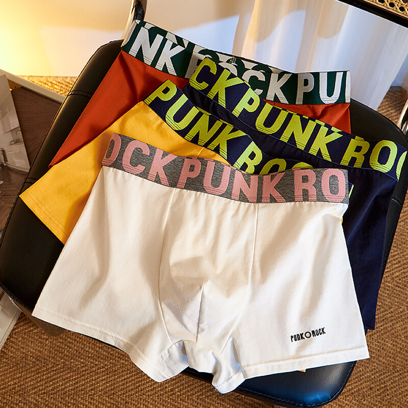 Pantaloni boxer bărbătești, talie medie, confortabili, dintr-o singură piesă, bumbac pur, respirabili, antibacterieni, mărime mare