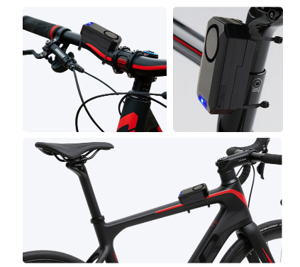 Tarpvalstybinė nuotolinio valdymo dviračio apsaugos nuo vagystės signalizacija, daugiaspalvė atmosfera, įkraunama, daugiafunkcinė dviračio automobilio signalizacija