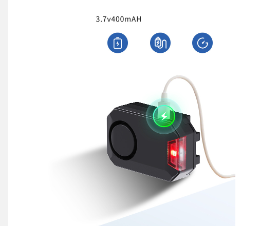 Tarpvalstybinė nuotolinio valdymo dviračio apsaugos nuo vagystės signalizacija, daugiaspalvė atmosfera, įkraunama, daugiafunkcinė dviračio automobilio signalizacija