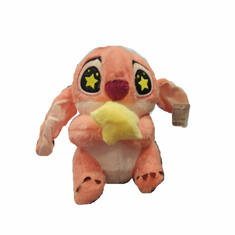 Играчка Стич, Плюшено, Розово, 25 см