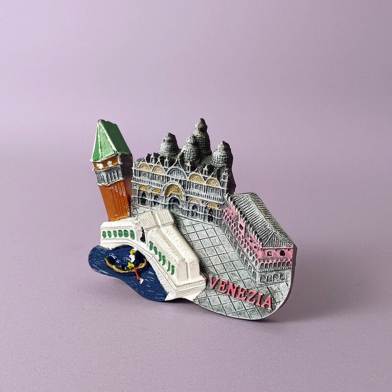Europietiškas šaldytuvo magnetas, Venecijos, Italijos turistinių suvenyrų gamintojas, kūrybingas trimatis, didelės vertės didmeninė prekyba, rankų darbo