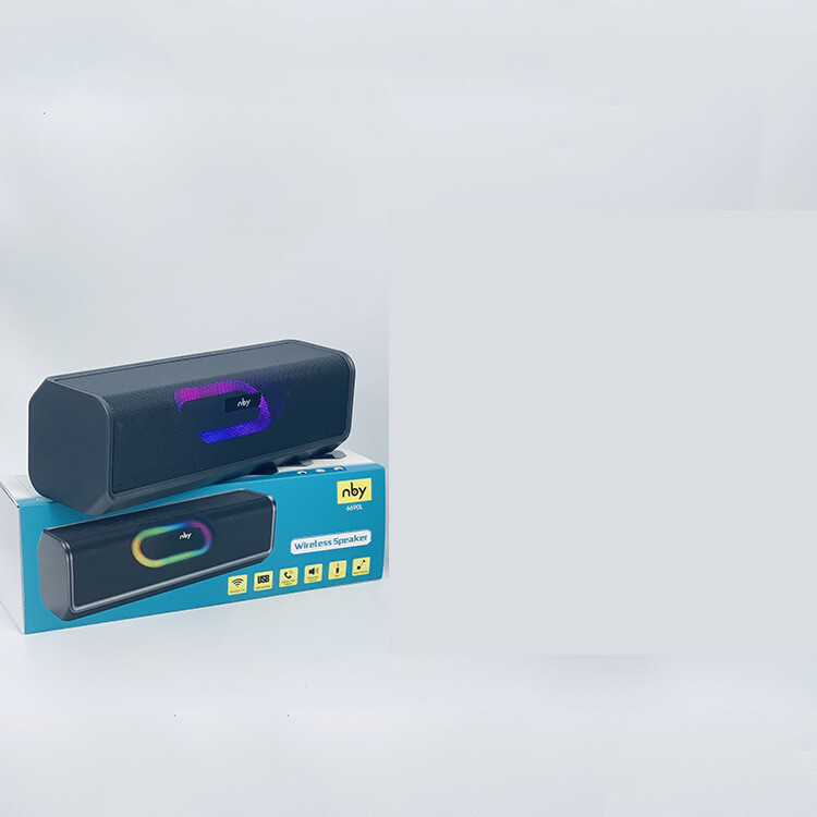 Belaidė „Bluetooth“ kolonėlė su ilgu strypu, šauniomis spalvingomis lemputėmis, namų plokštė, radijas, kompiuteris, stalinis kompiuteris, žemųjų dažnių garsiakalbis, garso aparatūra