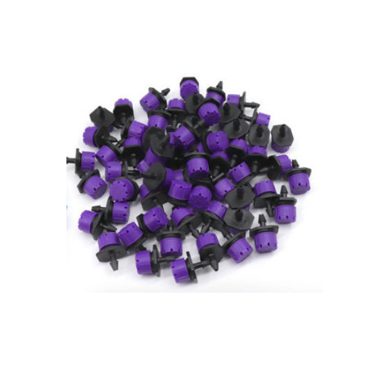 Tiesioginiai pardavimai iš gamyklos, 200 vnt. Raudonkepuraitės aštuonių skylių lašelinis purkštukas, raudonas, 8 skylių reguliuojamas srautas, sodo mikropurškimo antgalis lašeliniam laistymui