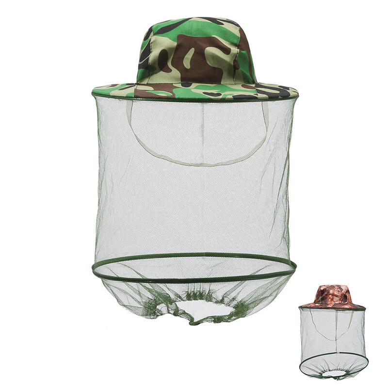 Žvejybos kepurė, uodus atbaidanti priemonė, pilnas rinkinys, bitininkystės kepurė nuo bičių, bitėms apsauganti kepurė, maskuojanti lauko kepurė, apsauga nuo saulės