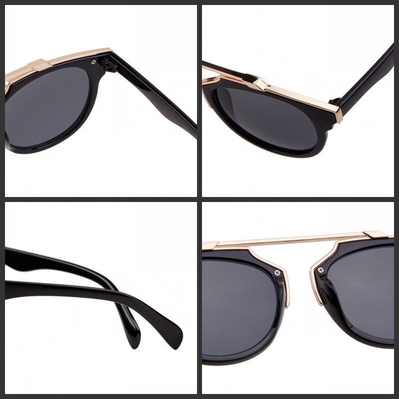 Nauji vyriški akiniai nuo saulės, modernūs stilingi vyriški akiniai nuo saulės, retro stiliaus universalūs akiniai nuo saulės prabangioms moterims.