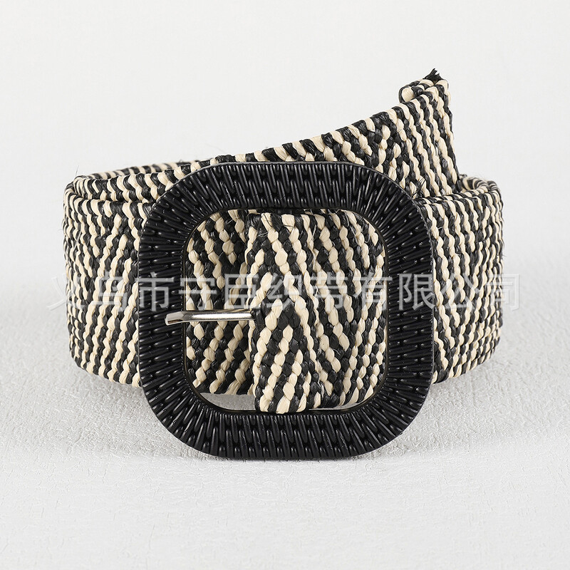 Išskirtiniai tiesioginiai pardavimai iš gamyklos, madingi, universalūs dekoratyviniai moteriški juosmens aksesuarai iš diržo, drobės, polipropileno, šiaudų.