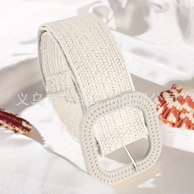 Išskirtiniai tiesioginiai pardavimai iš gamyklos, madingi, universalūs dekoratyviniai moteriški juosmens aksesuarai iš diržo, drobės, polipropileno, šiaudų.