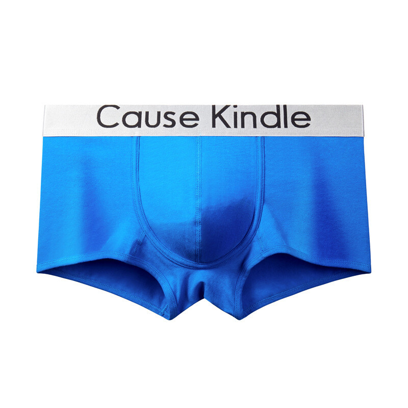 Izravna tvornička isporuka novih muških bokserica, 4 KOMADA velike veličine, srednjeg struka, prozračne i udobne, jednobojne, pamučne kratke hlače s prorezima