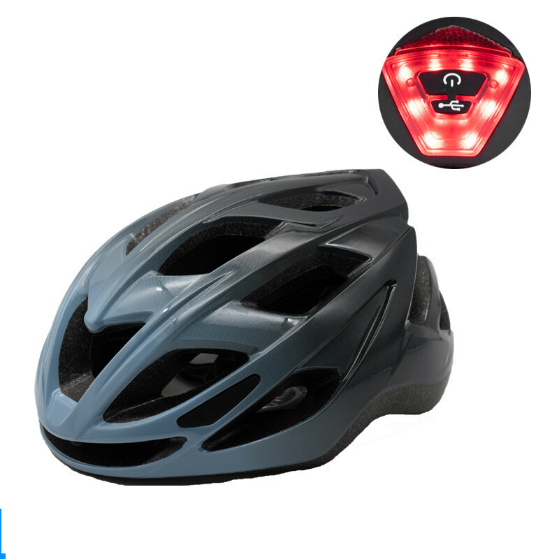 Velosipēda ķivere ar iebūvētu aizmugurējo lukturi, kalnu šosejas riteņbraukšanas ķivere, vīriešiem un sievietēm, āra sporta un riteņbraukšanas aprīkojums