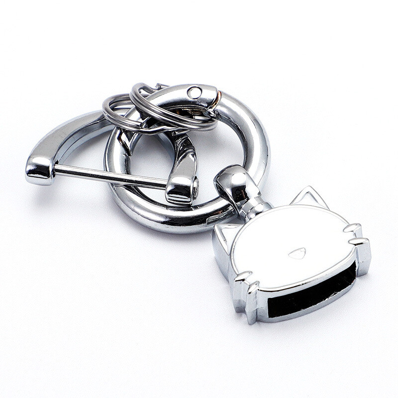 Леки луксозни диамантени DIY ключодържатели аксесоари сладки капещи масло висок клас тъкани бижута хардуер катарама глава висулка часовник на едро