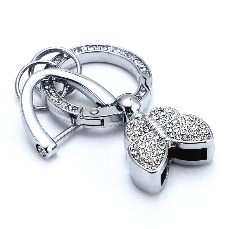 Леки луксозни диамантени DIY ключодържатели аксесоари сладки капещи масло висок клас тъкани бижута хардуер катарама глава висулка часовник на едро