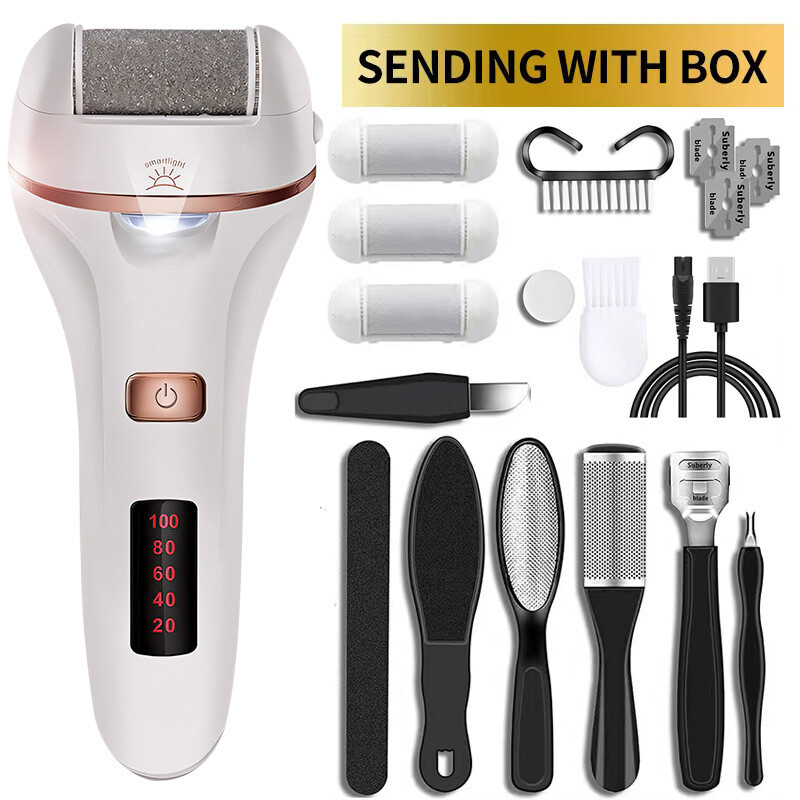 Vokiškas importuotas pedikiūro prietaisas, elektrinis pėdų šlifuoklis, automatinis negyvos odos, nuospaudų šveitimas, pėdų šveitimo lenta, namų pėdų šlifavimo artefaktas