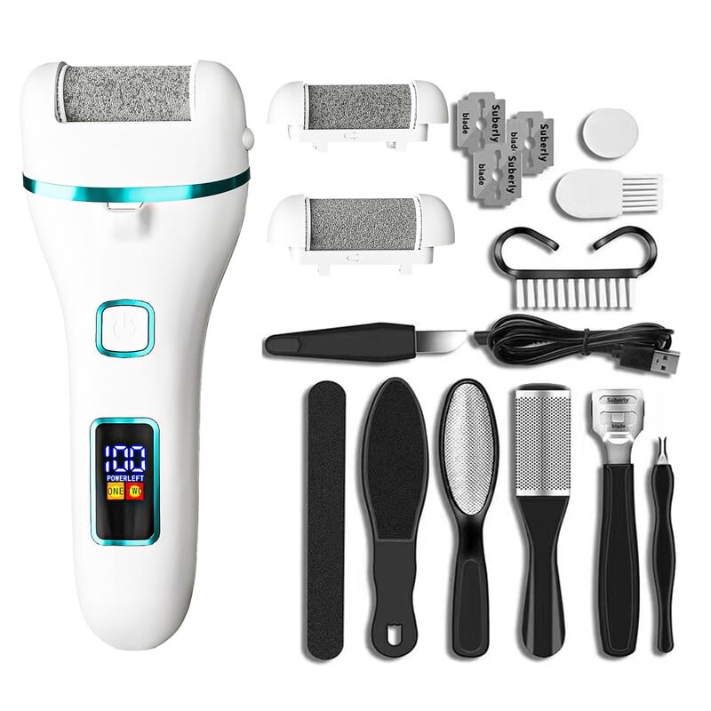 Vokiškas importuotas pedikiūro prietaisas, elektrinis pėdų šlifuoklis, automatinis negyvos odos, nuospaudų šveitimas, pėdų šveitimo lenta, namų pėdų šlifavimo artefaktas