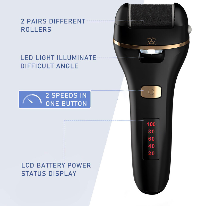 Vokiškas importuotas pedikiūro prietaisas, elektrinis pėdų šlifuoklis, automatinis negyvos odos, nuospaudų šveitimas, pėdų šveitimo lenta, namų pėdų šlifavimo artefaktas