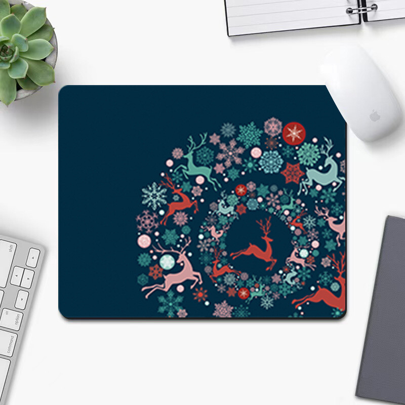 Поръчкова креативна квадратна подложка за мишка с фина повърхност, дебела, неплъзгаща се и устойчива на износване мека подложка за офис компютър с забавление