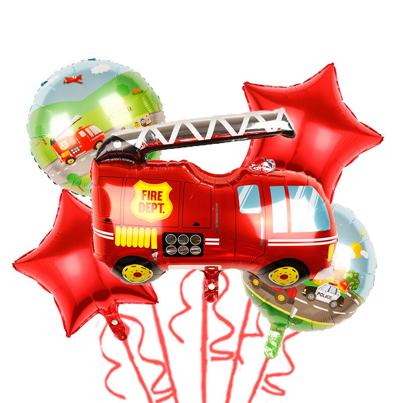 Naujas kranas-krautuvas-ekskavatorius-statybinė transporto priemonė teminis vakarėlis aliuminio folijos balionas gimtadienio dekoravimo duobė