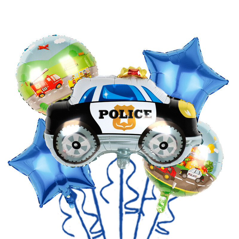 Naujas kranas-krautuvas-ekskavatorius-statybinė transporto priemonė teminis vakarėlis aliuminio folijos balionas gimtadienio dekoravimo duobė