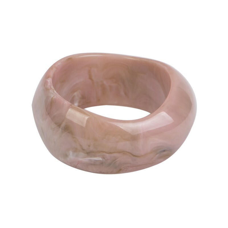 Prekogranična nova nepravilna akrilna narukvica sa širokim rubom, ženski geometrijski, nišni dizajn, ručni nakit za studentice i prijateljice