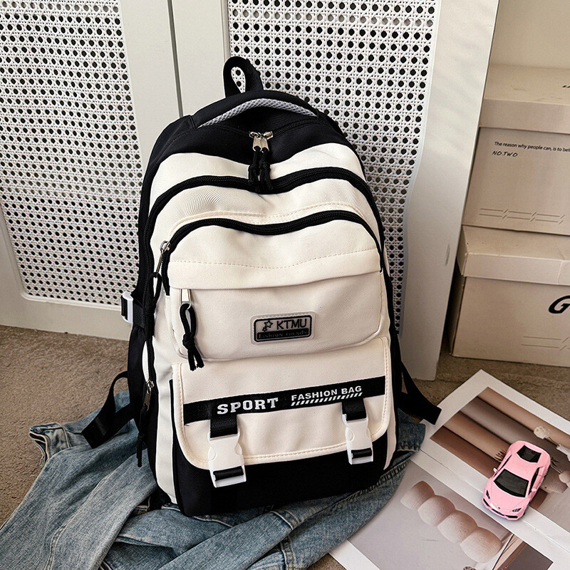 Трансгранична раница на едро, нов стил, модерна ежедневна дамска раница за ученици от гимназията, висока стойност, раница с голям капацитет