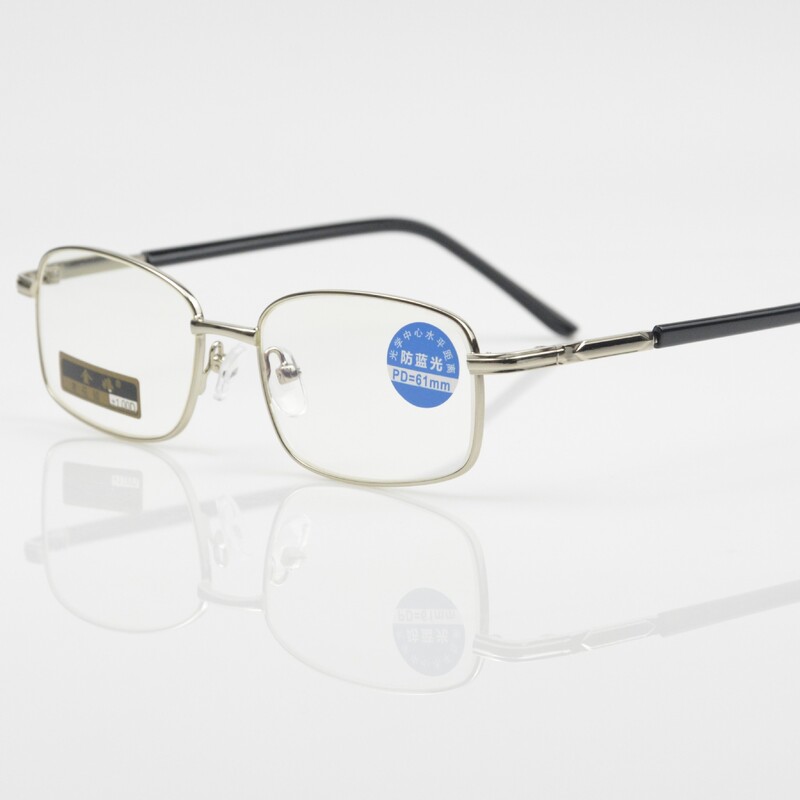 Jaunas, stilīgas lasāmbrilles, metāla, pilna rāmja, pret zilo gaismu, lasāmbrilles, sveķu lēcas, 50 grādi - 600 grādi, 25 grādu viena regulēšanas iespēja