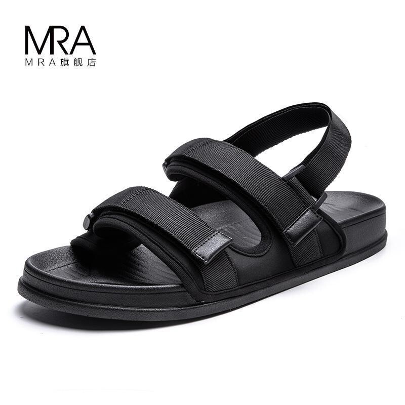 Мъжки чехли MRA 2025, нови летни сандали за шофиране с двойна употреба, модерни сандали за плаж на открито, черни
