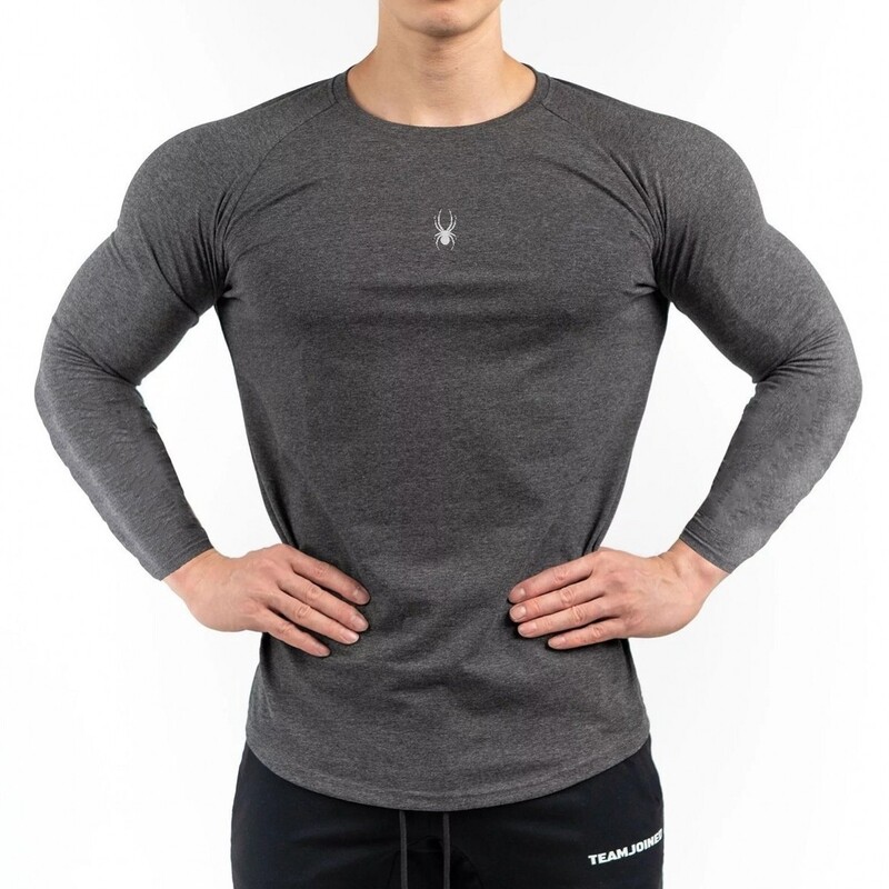 „Muscle Fitness Brother“ vyriški ilgomis rankovėmis sportiniai marškinėliai, kvėpuojantys, elastingi, sugeriantys drėgmę, greitai džiūstantys, aptempti, greitai džiūstantys, naujo stiliaus