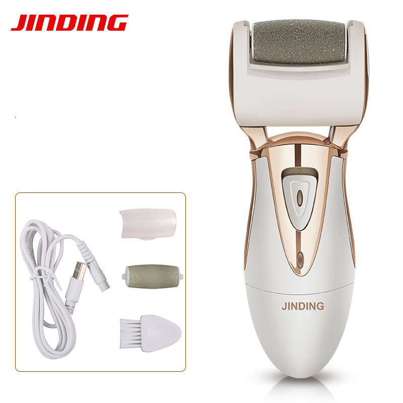 Naujas elektrinis pėdų šlifuoklis su šviesa negyvos odos ir nuospaudų šalinimui, pedikiūro aparatas, pedikiūro akmuo, tarpvalstybinė didmeninė prekyba