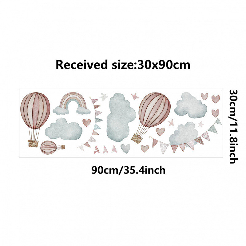 Lipnūs sienų lipdukai su animacinėmis gėlėmis, oro balionu, gražiu drugeliu, svetaine, vaikų kambariu, klasės dekoracija, darželiu