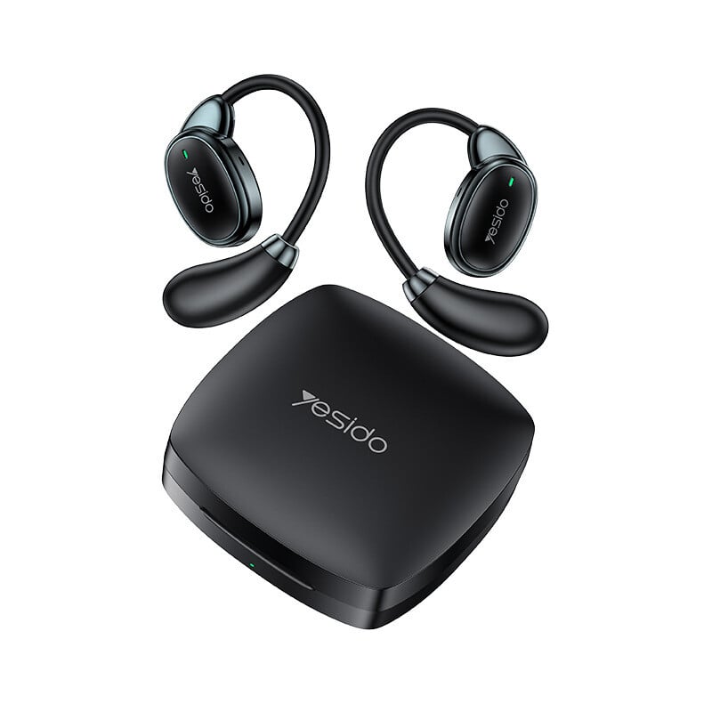 „Yesido Bluetooth“ orui laidžios ausinės, be į ausį kišamų ausinių, atsparios vandeniui, ilgaamžės, belaidės „Bluetooth“ ausinės su ausų kabliuku