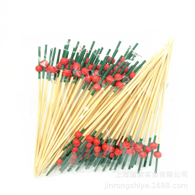 Vienkartiniai vaisių pagaliukai, sušių sumuštinių pagaliukai, kokteilių pagaliukai, mieli kūrybingi gėlių pagaliukai, KTV dantų krapštukai