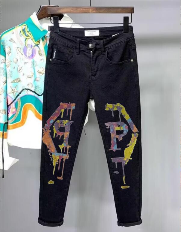 Διασυνοριακός προμηθευτής βαριών τζιν Hot Diamond, νέα ανοιξιάτικα βαμβακερά ελαστικά λεπτά ανδρικά τζιν 2023