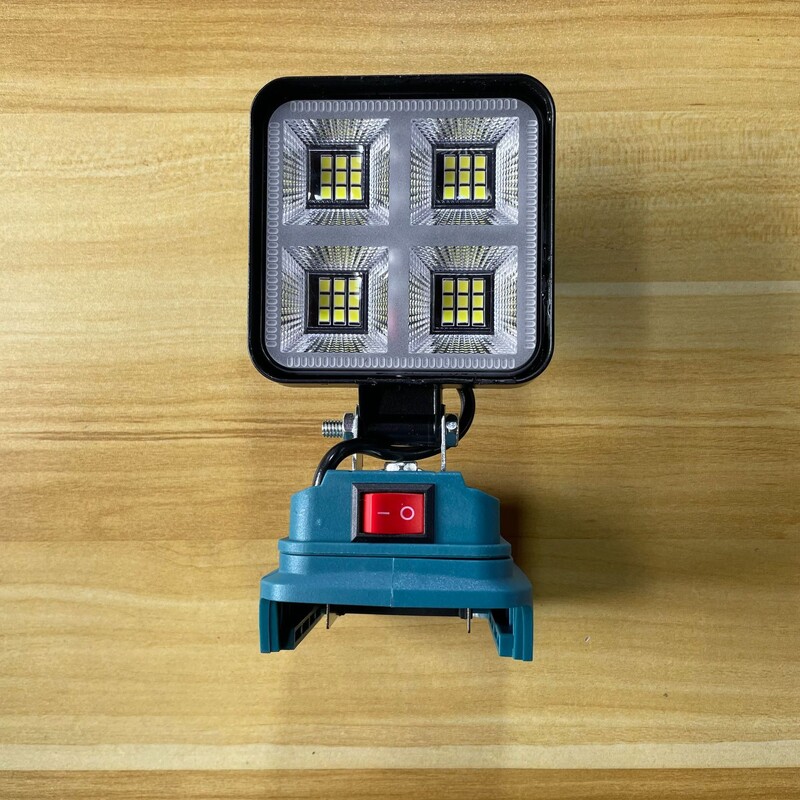 24 двойни USB литиеви батерии, аксесоари за инструменти, метална LED работна светлина Makita, универсална батерия Makita