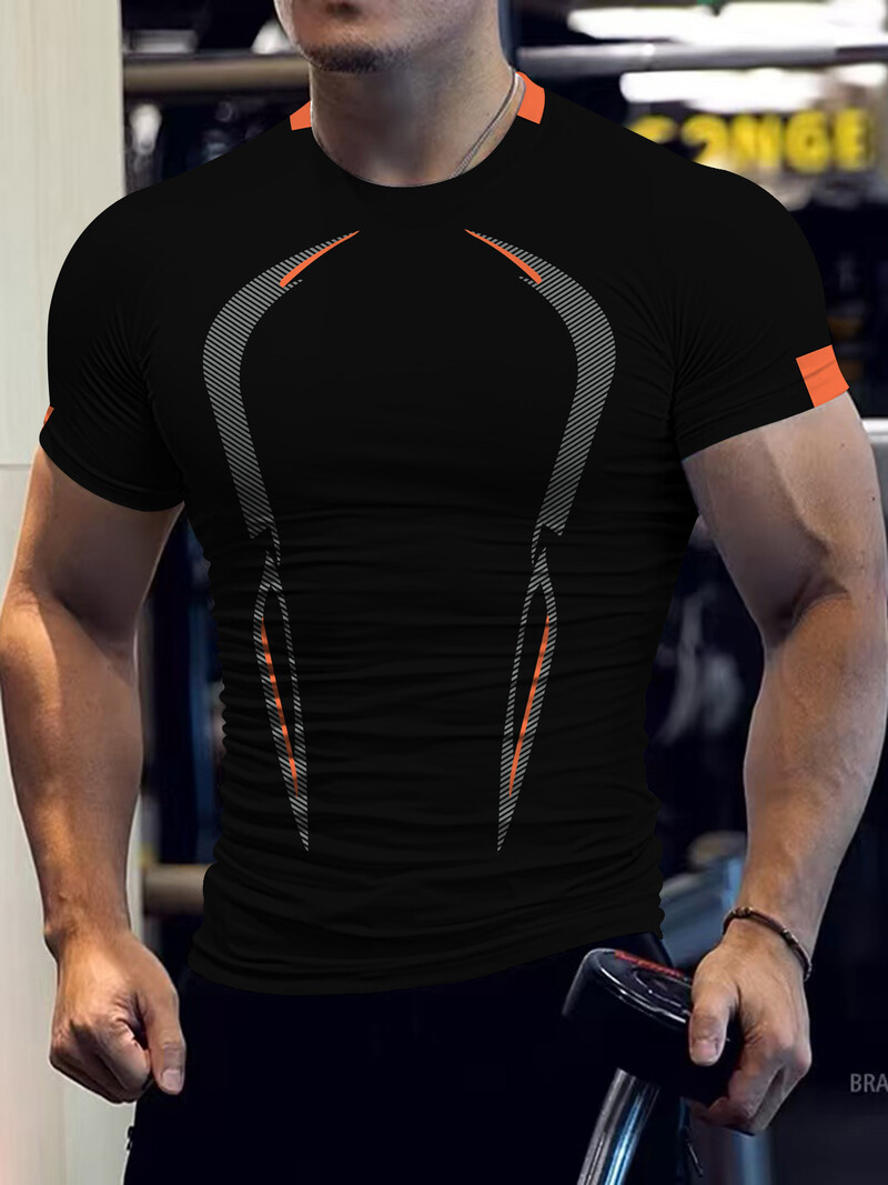 Νέο μπλουζάκι ενηλίκων ανδρών με ψηφιακή εκτύπωση 3D για διασυνοριακό εξωτερικό εμπόριο του 2024, με καυτές πωλήσεις