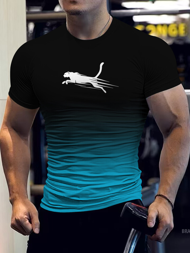 Νέο μπλουζάκι ενηλίκων ανδρών με ψηφιακή εκτύπωση 3D για διασυνοριακό εξωτερικό εμπόριο του 2024, με καυτές πωλήσεις