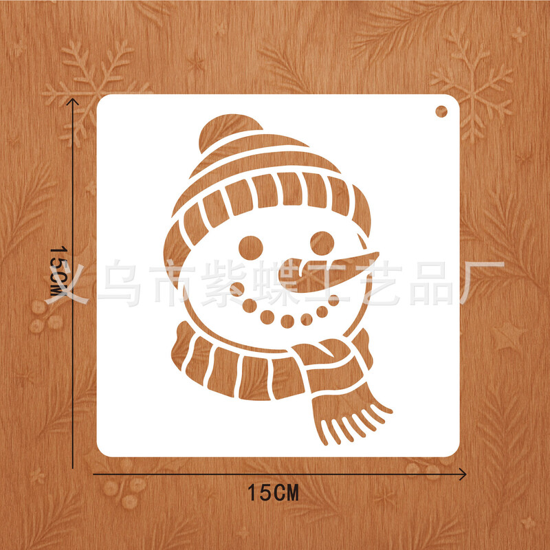 Στένσιλ ζωγραφικής με χιονάνθρωπο και άλκη σε διασυνοριακό στυλ, DIY κοίλο χριστουγεννιάτικο χρώμα τοίχου, βαφή με ψεκασμό, διακόσμηση, στένσιλ ζωγραφικής με γκράφιτι