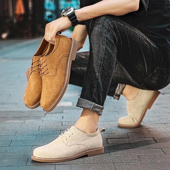Κορυφαία σε πωλήσεις σε 1150 διασυνοριακά casual χαμηλά παπούτσια εργασίας από γνήσιο δέρμα, μεγάλο μέγεθος 38-46