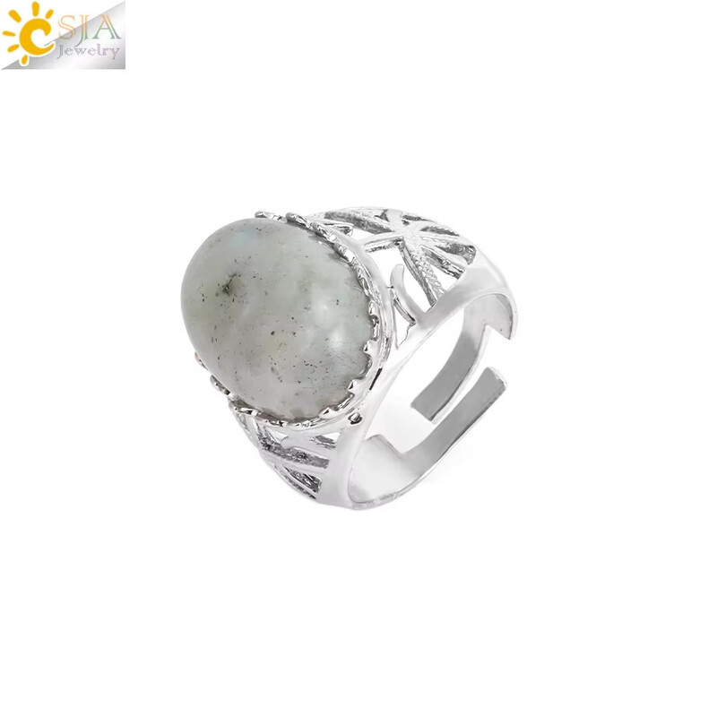 Ξένο εμπόριο διασυνοριακών κοσμημάτων χονδρικής φυσικής πέτρας ροζ χαλαζία χρώμα νεφρίτη οψιδιανό δαχτυλίδι με ρυθμιζόμενη τρύπα για άνδρες και γυναίκες