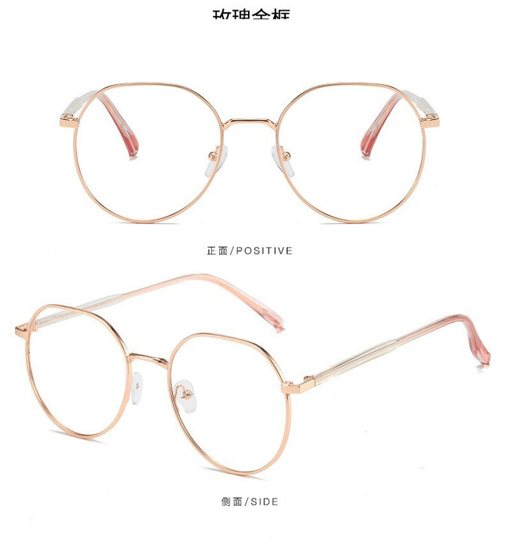 Модни очила за четене с голяма рамка, анти-синя светлина и висока резолюция, за жени и възрастни хора, висок клас метални очила за четене