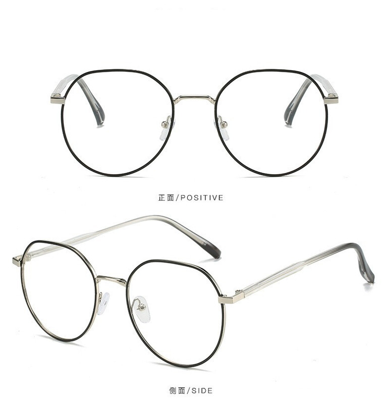 Модни очила за четене с голяма рамка, анти-синя светлина и висока резолюция, за жени и възрастни хора, висок клас метални очила за четене