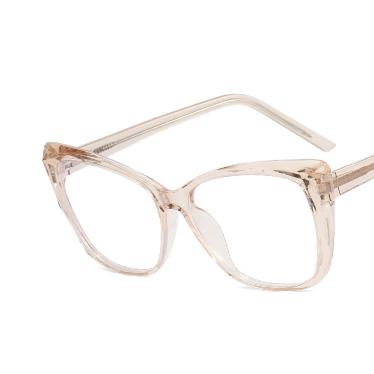 Eiropas un Amerikas personīgās kaķa acs lasāmbrilles, pret zilo gaismu izturīgas optiskās sveķu plēves TR90 ar uzgali, moderni atsperes rokturi