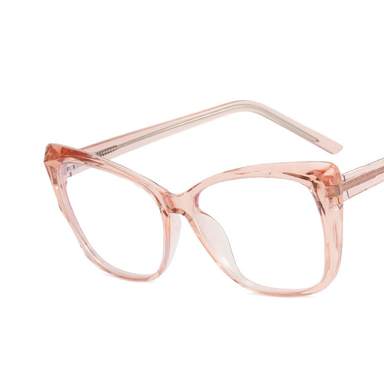 Eiropas un Amerikas personīgās kaķa acs lasāmbrilles, pret zilo gaismu izturīgas optiskās sveķu plēves TR90 ar uzgali, moderni atsperes rokturi