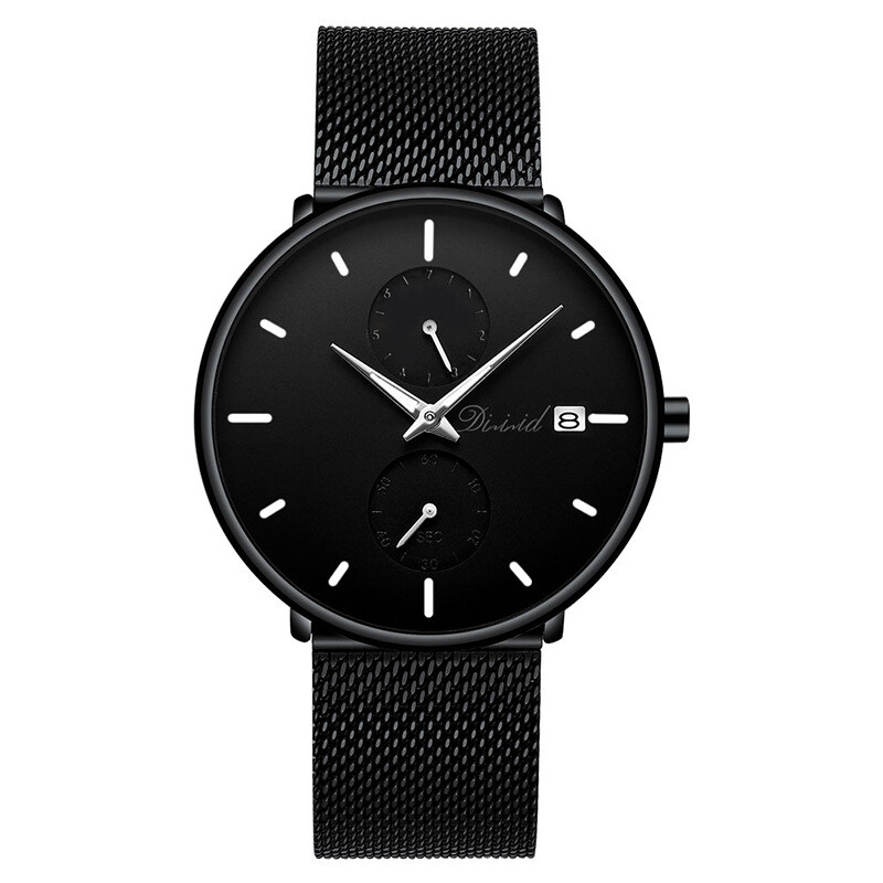„Dizi“ naujas madingas vyriškas laikrodis berniukiškas mechaninis laikrodis studentų laikrodis modernus vandeniui atsparus elektroninis laikrodis paprastas kvarcinis laikrodis