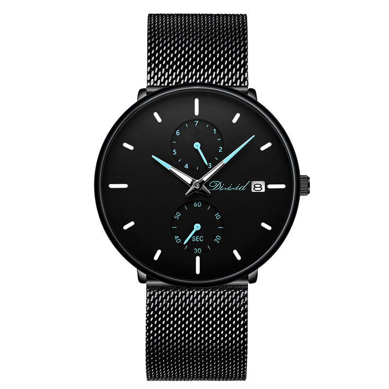 „Dizi“ naujas madingas vyriškas laikrodis berniukiškas mechaninis laikrodis studentų laikrodis modernus vandeniui atsparus elektroninis laikrodis paprastas kvarcinis laikrodis