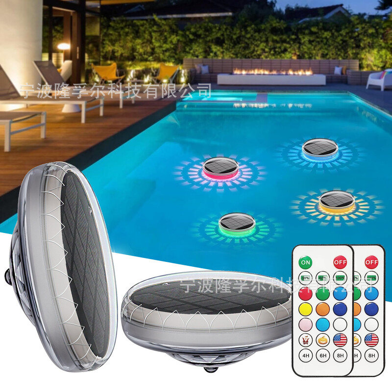 Geriausiai parduodami saulės plūduriuojantys vandens žibintai su spalvingomis šviesomis ir šešėliais, baseino žibintai, vonios žibintai, plūduriuojančios atmosferos naktinės lemputės