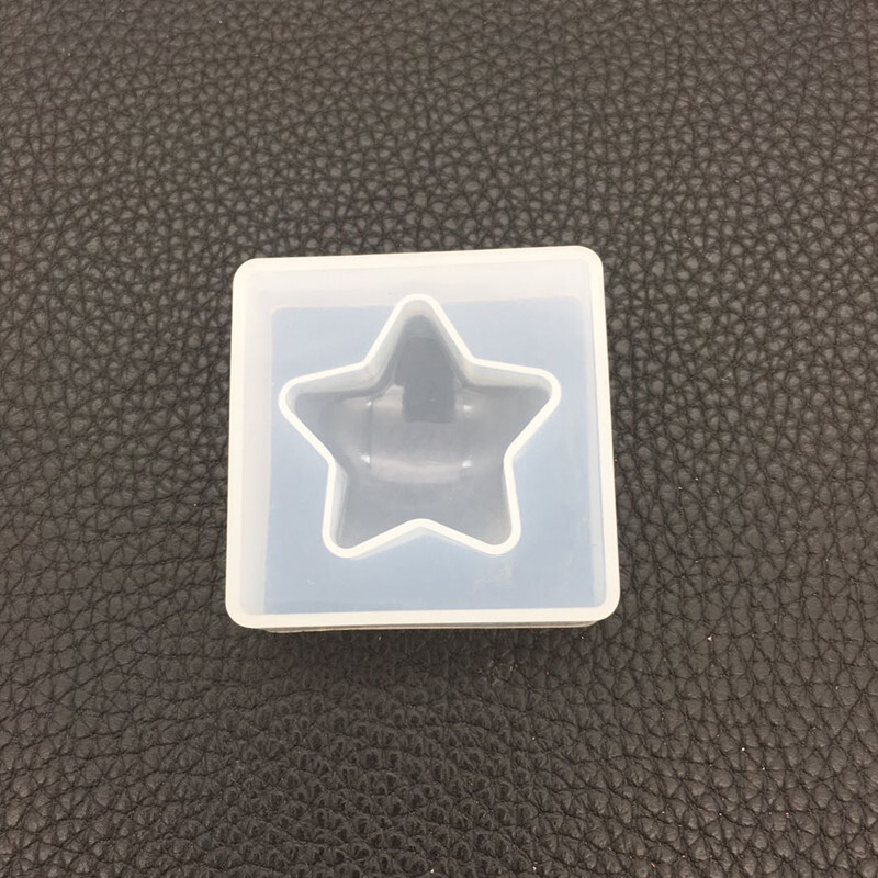 Matriță de silicon pentru pandantiv cu lipici DIY, stea cu cinci colțuri, lună și pisoi, formă de oglindă înaltă, fără oglindă, lustruire, decorare
