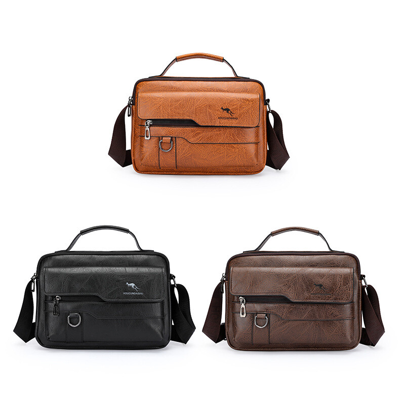 Мъжка чанта през рамо, чанта през граница, модна чанта 2023 с голям капацитет, нова мъжка чанта