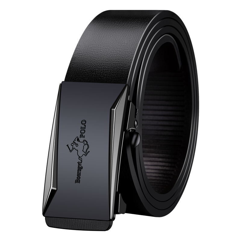 Vyriškas tikros veršiuko odos diržas iš Paul prekės ženklo, mados verslas, automatinė sagtis, dovanų dėžutė, didmeninė prekyba gamykloje